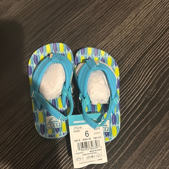 Reef Blue Sandals for Comfort and Style size 6 baby - Picture 2 of 4